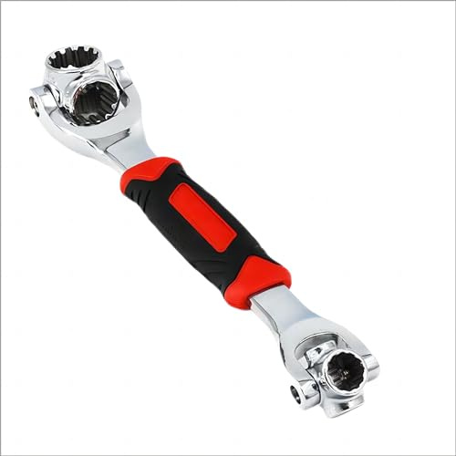 Tecaver Universal Socket Wrench 48 in 1 Wrench Multifunction Wrench Tool with 360 Degree Rotating Head, Spanner Tool for Home and Car Repair