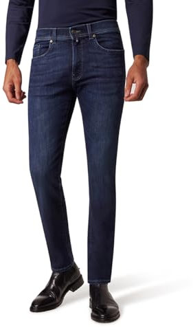 Pierre Cardin Herren Jeans PC-Lyon | Männer Hose | Tapered fit | Dark Blue Used Mustache Washed | Dark Blue Used Mustache 8054 6816 | 35W - 32L