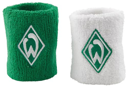 Werder Bremen SVW Schweißband 2er-Set, grün, Weiss
