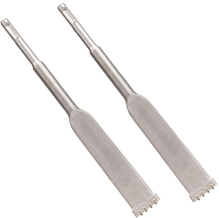 Burin SDS PLUS Carrelage, Burin Plat pour Carreleur SDS-Plus,Ciseau à Carrelage Burin pour Céramique,Peut traiter des matériaux durs tels que le béton, la maçonnerie (200mm)