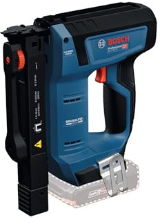 Bosch Professional 18V System Graffatrice per legno a batteria GTH 18V-14 (incl. gancio per cintura)