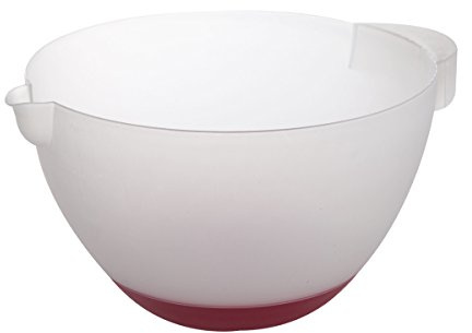 Lily cook - KP5057, Bol de Repostería Antideslizante en Silicona, Diseñado para Mezclar y Verter, Dimensiones 27.5x23.1x14 cm, Color Aleatorio, Práctico y Estable