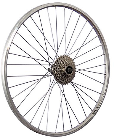Taylor-Wheels 26 tum cykel bakhjul YAK19 hjul 8 hastigheter silver