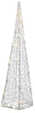 Kaemingk Indoor/Outdoor Warm LED Illuminated Pyramid 89cm
