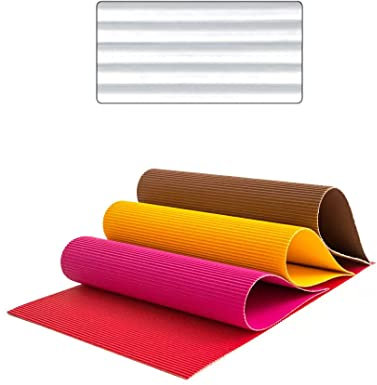 Wellpappe, Einzelbogen, 50x70 cm, Weiß