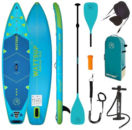 Wattsup - PB -WBRM106K - SUP WATTSUP - BREM 10'6 (Kayak -Combo) - Dicke 15 cm - Drop - Stich - starr und robust - 125 kg