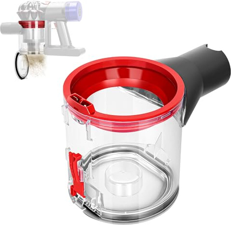 Dammuppsamlare för Dyson dammsugare, dammuppsamlare kruka för Dyson V7/V8 tillbehör, dammsugarhink för Dyson dammsugare reservdelar