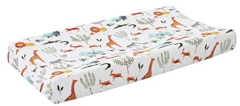 Einzigartiger Wickelauflagenbezug – Bio-Baumwolle Wickelauflagenbezug, wasserdicht & weich Wickelauflagenschutz | Waschbarer Spannbezug für Baby-Wickeltisch, perfekt für & Gebrauch