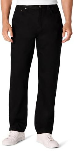 Amazon Essentials Jean Coupe Décontractée Homme, Noir, 36WX28L