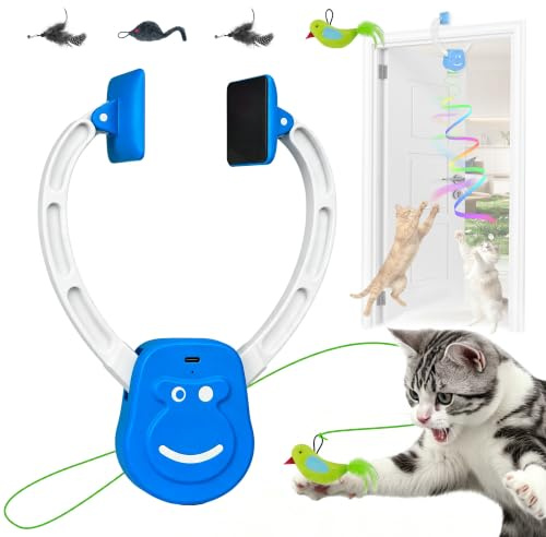 SZMDLX Door Frame Cat Toy for Indoor Cats, Automatic Hanging Toy