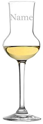 polar-effekt edles Grappaglas 87ml - hochwertige Qualität - Grappakelch wie mundgeblasen Personalisiert mit Gravur - Geschenk-Idee zum Geburtstag - des Namens