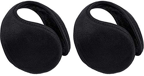 SATINIOR Fleece-Ohrenschützer, Winter-Accessoire für Männer, Frauen & Kinder, 2 Packungen