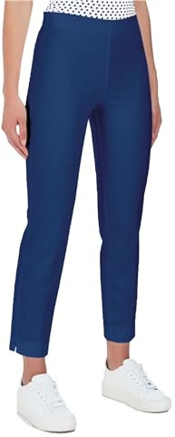 RAGNO P-E Sateen Pantalone a Sigaretta MOD.Capri Art.d926py (5, 516 Blueberry)