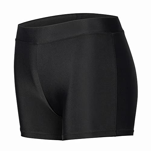 Dtone Mädchen Kurz Hose für Tanz Gymnastik Turnanzug Turn Shorts Glitzer glänzend Fitness Hotpants