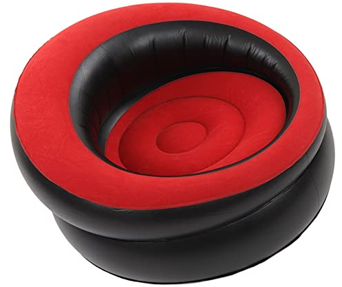 UBEF Divano Gonfiabile, Poltrona Gonfiabile con Gonfiaggio Rapido per Ufficio (Rosso)