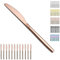 Berglander Roségold Tafelmesser Set von 12 Stück, Titan Kupfer Edelstahl modernes Abendessen messer, Buttermesser, ideal für Zuhause, Restauroom, Hotel, Hochzeit, spülmaschinenfest