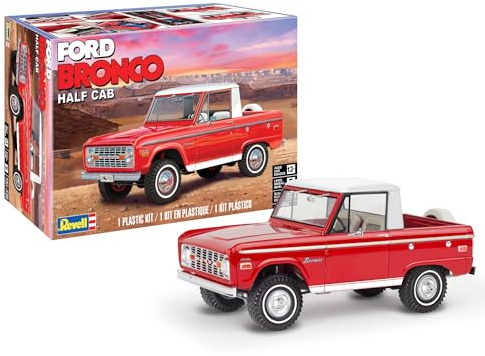 Revell Level 5 Model Kit Ford Bronco Half Cab 1/25 Scale Model