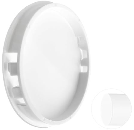 Bouchon De Tuyau DN 100 Mm Avec Verrouillage Clic – Capuchon PVC Blanc Anti-UV Pour Conduit D’aération, Évacuation, Ventilation, Drainage, Assainissement Extérieur