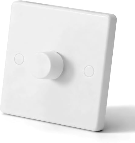 LED Dimmer Switch 240V,Rotary Push On/Off,No Neutral Wire Required