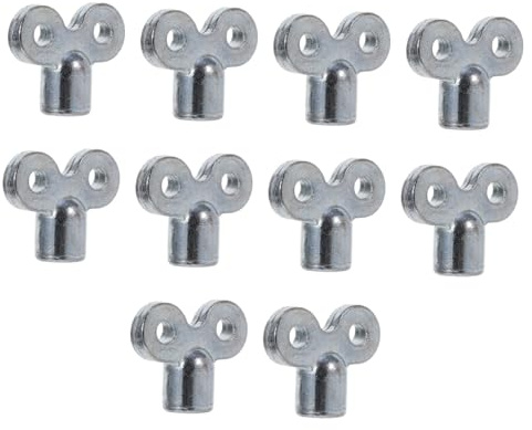 DOITOOL 10pcs Radiator Bleed Key for Central Heating Thickened Design for Easy Air Venting Durable Plumbing Tool for Radiator Valves and Water Tap Locks