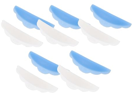 MAGICLULU 10 Paia Patch per ciglia calde strumenti per ciglia in silicone Strumento per raddrizzare ciglia Strumento silicone per ciglia portaciglia piegaciglia dedicato rondella