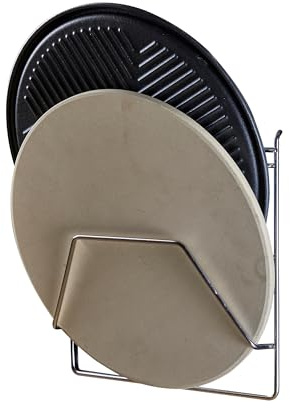 Grillstream Gastro Rack, Easy-to-Attach BBQ Accessory | Durable Construction, Space-Saving Design, Holds Pizza Stones & Flat Plates
