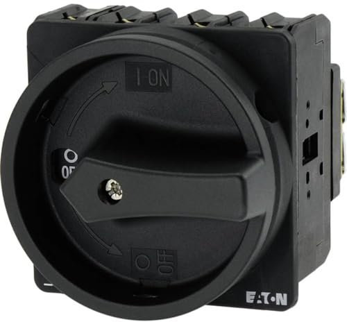 Eaton 012771 Hauptschalter, 3-polig + N, 63 A, Halt-Funktion, abschließbar in 0-Stellung, Einbau