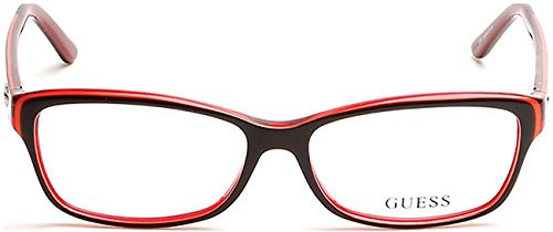 Guess Unisex-Erwachsene GU2542 070 54 Brillengestelle, Rot (Bordeaux Opaco)
