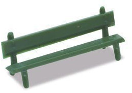 Peco LK-25 LK-25 Platform Seats - Green x12 by PECO