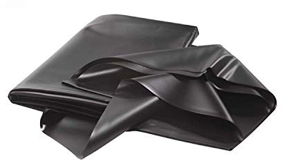 AQPET Telo per laghetti Stagno da Giardino in PVC Rinforzato qualità Made in Germany (4x4 m, 0,5mm)