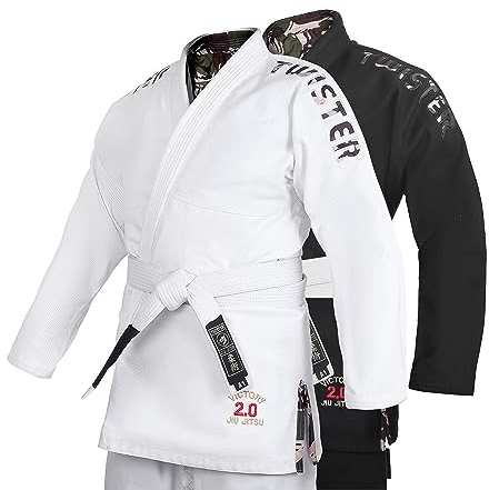 Twister Victory Brazilian Jiu Jitsu Gi | Camo BJJ Kimono | BJJ Gi sanforisierter Premium-Stoff | wird mit gratis weißem Gürtel geliefert