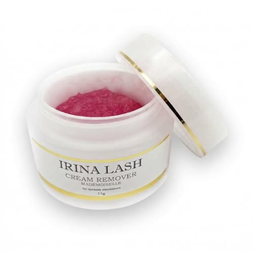 Crema Removedora de Pestañas 15g | Solución más Rápida del Mercado | Eliminación profesional, Eficaz y Segura de Extensiones de Pestañas | Disminuye al Mínimo Molestias | Aroma Agradable Irina Lash