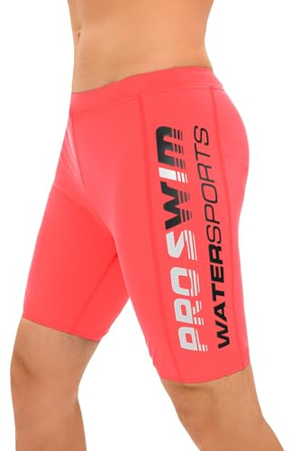 Veranobreeze Men's Swim Jammers Endurance Long Racing Training Swimsuit
