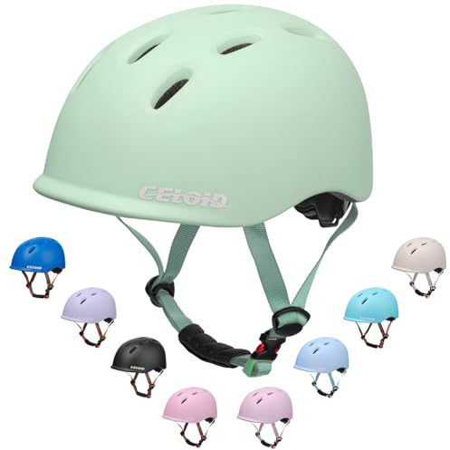 CELOID Kids Helmet,Baby Bike Helmets for Ages 8-10-16 Years Boys Girls,Adjustable Multi-Sport Cycling Skateboard Roller Skat Scooter Rollerblade Balance Skateboarding Helmet,Teal