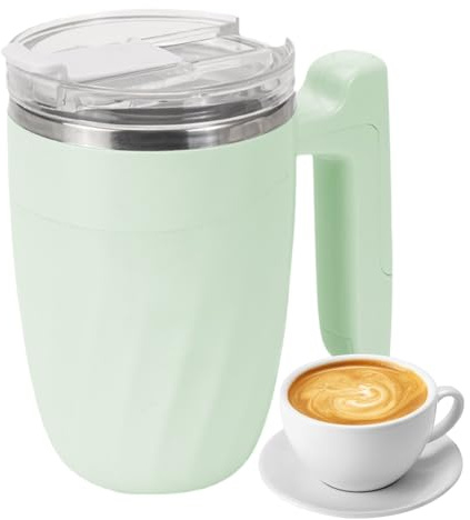 Genérico Bicchiere con agitazione magnetica, contenitore rimovibile ricaricabile tramite USB, magnetico, a ricarica rapida, per famiglia, studenti, adulti, uomini, donne, casa, cucina, cioccolato