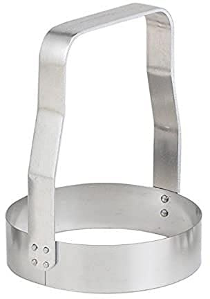 Kwik-kut Kwik Kut Plain Edge Manual Food Chopper, Stainless Steel Blade, 2.875-Inch Diameter x 3-Inches Tall, Made in The USA, A, Silver