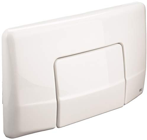 Acquastilla 114582 - Plaque de commande WC blanche Oliver 603001
