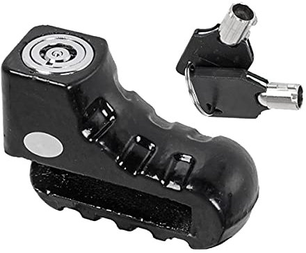 Lucchetto Bloccadisco Moto, Lucchetto Antifurto Moto Scooter Con 2 Chiavi, Colore Assortito, Senza Allarme, Solo Un Kit