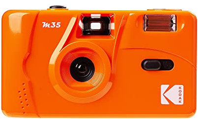Kodak Appareil Photo M35 35 mm, réutilisable, sans Mise au Point, Facile à Utiliser, Flash intégré et Compatible avec Les Films négatifs de 35 mm ou Noir et Blanc (Film et Batterie Non Inclus)
