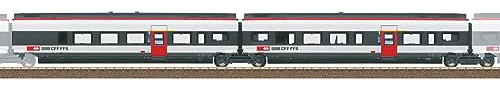 TRIX Kit supplementare H0 3 per Giruno delle FFS H0 23283 J(A4) 1.Classe e K(A3) 1.Classe