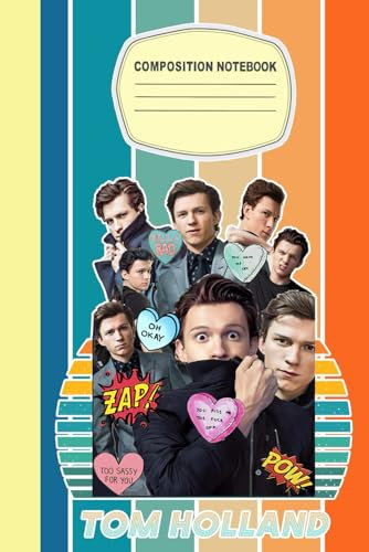 ROBERT PAT-TINSON Composition Notebook Game for Fan Teen Men Women Kid: TOM HO-LLAND Notebook | Thick 110 Pages for Writing and Note | Great Gift Idea ... in Work Office, Home, School | 6 x 9 Inches