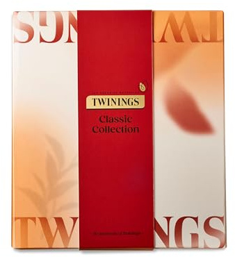 Twinings Classic Collection Gift Box | Ideal Gifts For Birthday & Valentines Gifts For Her|20 Tea Bags |4 Flavours of Premium Green & Herbal Infusion Tea Bags
