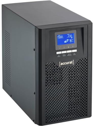 Accurat UPS Unterbrechungsfrei Stromversorgung Guard 2000-2000VA /1800W, AC, LCD, RS232, Batteriekühlsystem, USB-B - Online UPS, USV System