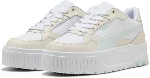 PUMA Damen Karmen II Idol Sneaker, White-Peaceful Blue-Alpine Snow, 39 EU