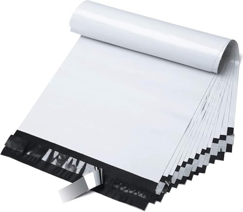 100 x Mailing Postage Bags 12 x 16 Light Grey Misprinted Postal Postage Poly Shipping Mailers for Parcel Packaging