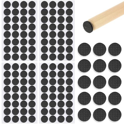 128 Stück Antirutsch Pad 20 mm Selbstklebend Möbelstopper Gummi Anti Rutsch Pads Runde Möbel Rutschhemmer für Möbel Fliesenböden Hartholzböden Möbelfüße Stuhlbeine Sofas