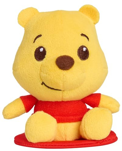 Disney Perch’d 4-inch Shoulder Plush Winnie the Pooh Stuffed Animal, Wearable Plushie, Soft Toy for Fans, Girls, Boys, Kids, Ages 2 and Up by Just Play, Kids Toys for Ages 3 Up by Just Play