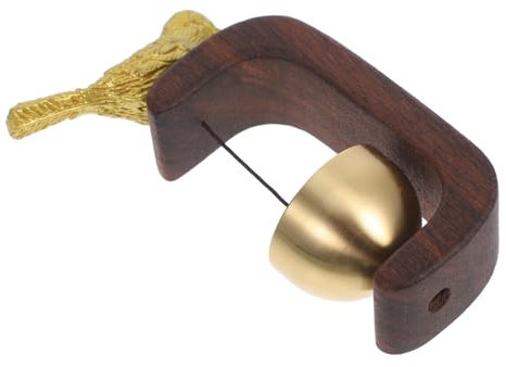 Garneck Carillon De Porte Bois Foncé Magnétique avec Oiseaux Sonnerie Apaisante pour Commerces Et Entrées Montage Rapide Et Décoration Accueil