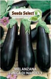 Seeds Select Melanzana Lunga di Napoli, Semi da Orto, Bustina di Sementi