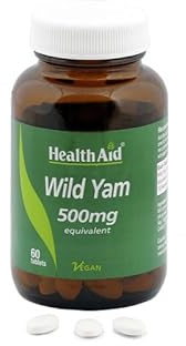 Wild Yam, 60 Comprimidos, Extracto de Ñame Silvestre 83,5 mg, Suplemento Hormonal Natural